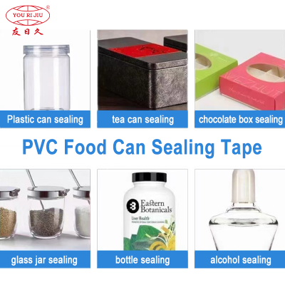 Ruban adhésif transparent en PVC sans résidus pour sceller les boîtes de conserve Yourijiu